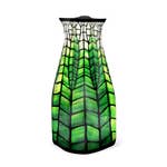 Expandable Vase - Louis C. Tiffany Green Lotus Pagoda
