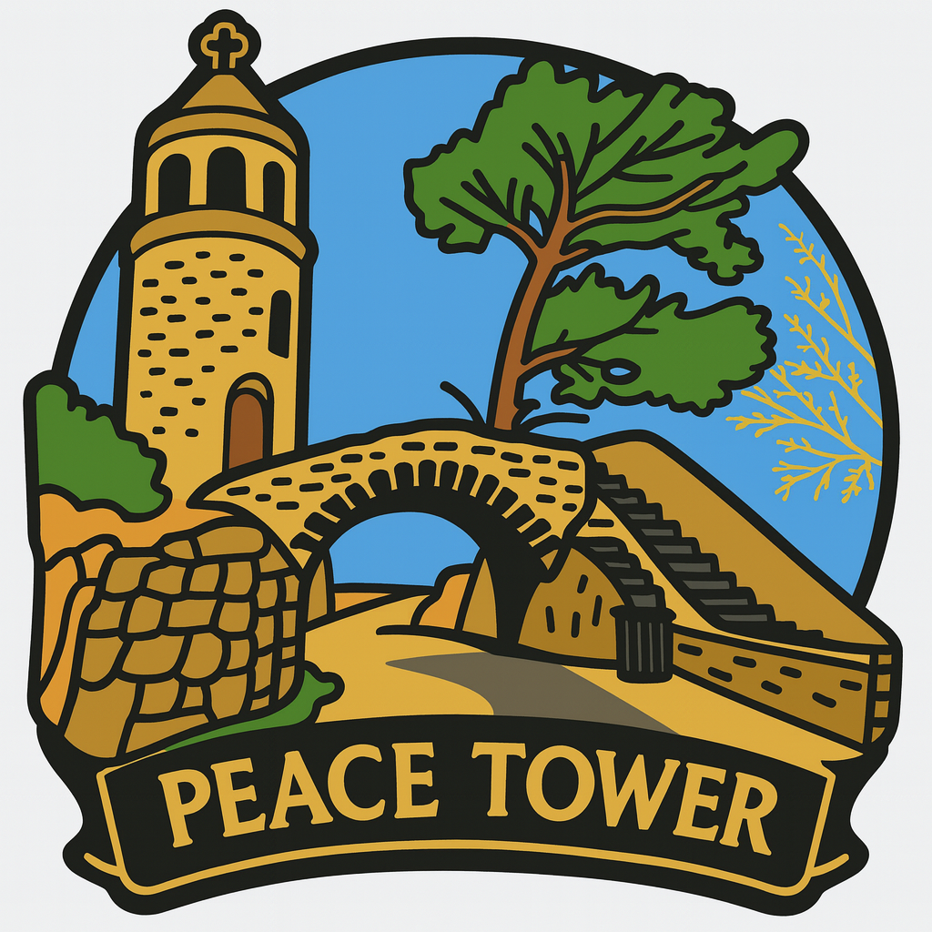 Peace Tower Sticker