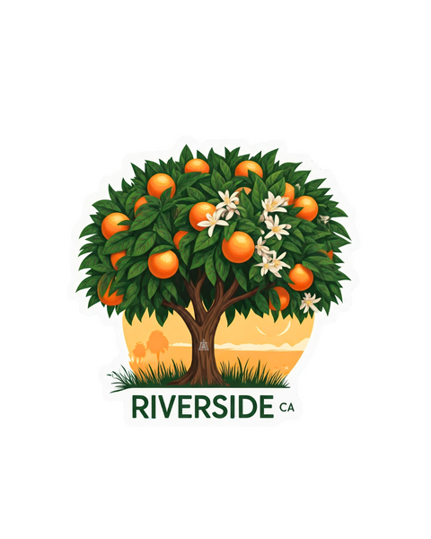 Riverside Orange Blossom Tree Tote Bag