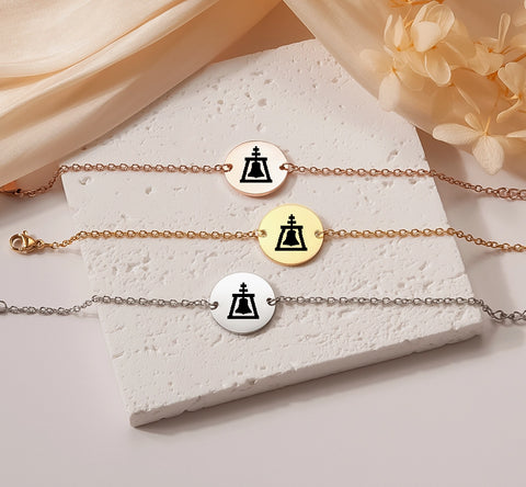 Stainless Steel Raincross  Round Bracelet