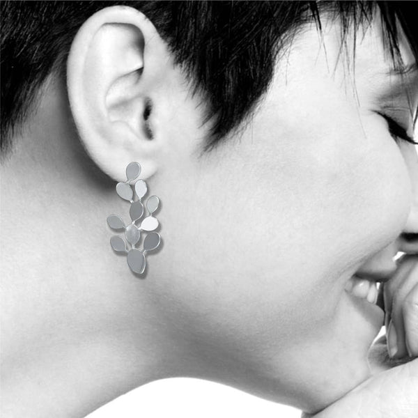Prickly Pear Cactus Earrings, MADE in USA