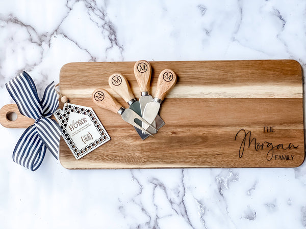 Raincross Acacia Board Charcuterie Gift Set