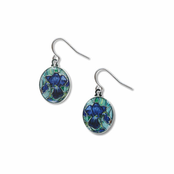 Van Gogh Irises Earrings, MADE in USA