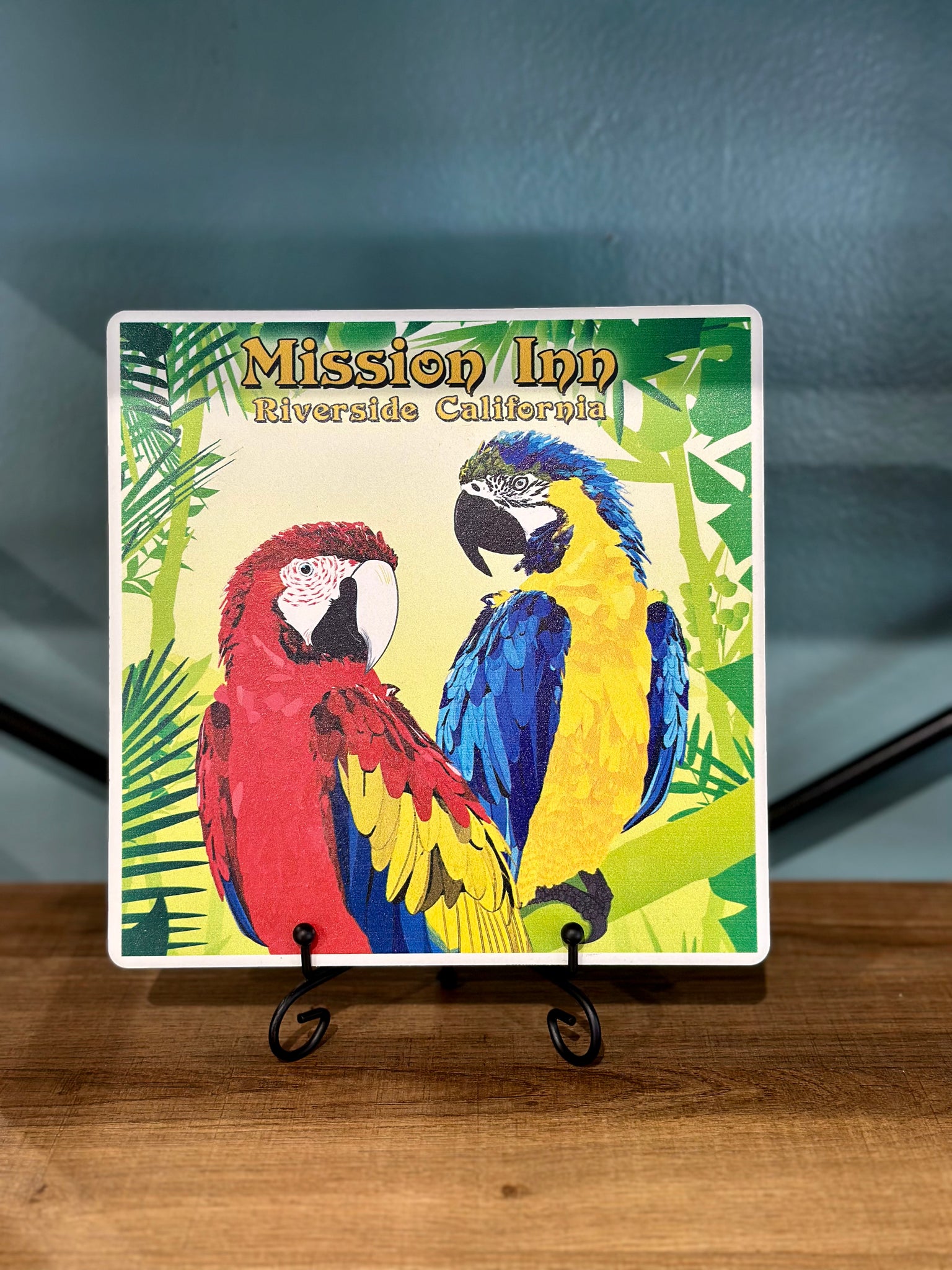 Macaws in Jungle Trivet