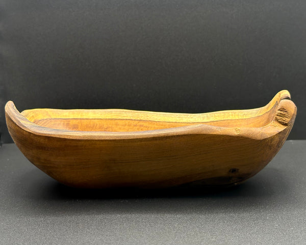 Salvaged Teak Root Oval Rustic Bowls - Hand Carved - Small