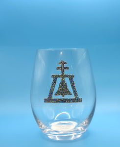 Raincross Jewel Stemless Wine Glass