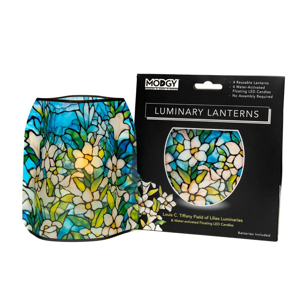Luminary - Louis C. Tiffany Field of Lilies