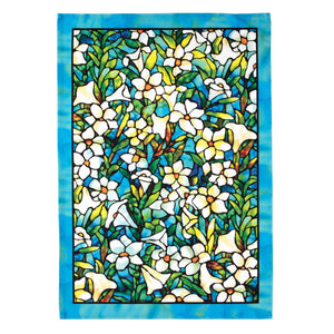 Modgy Cotton Tea Towel-Louis C Tiffany Lilies