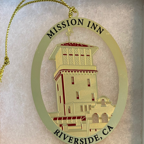 Mission Inn Bell Tower Christmas Ornament
