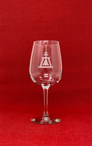 Glass, Wine Raincross
