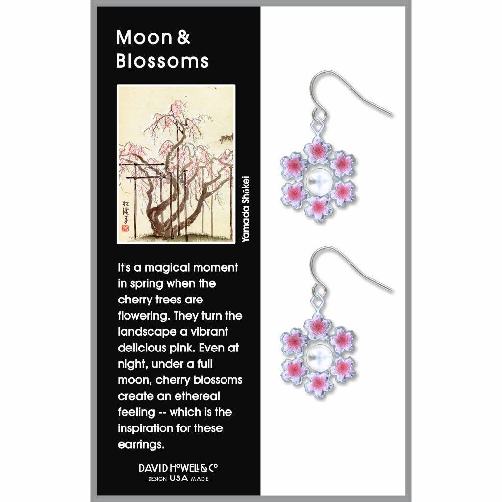 Moon & Blossoms - Faux Pearl - Pink Accents