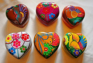 Ceramic Heart Box  @3.5-4.5in