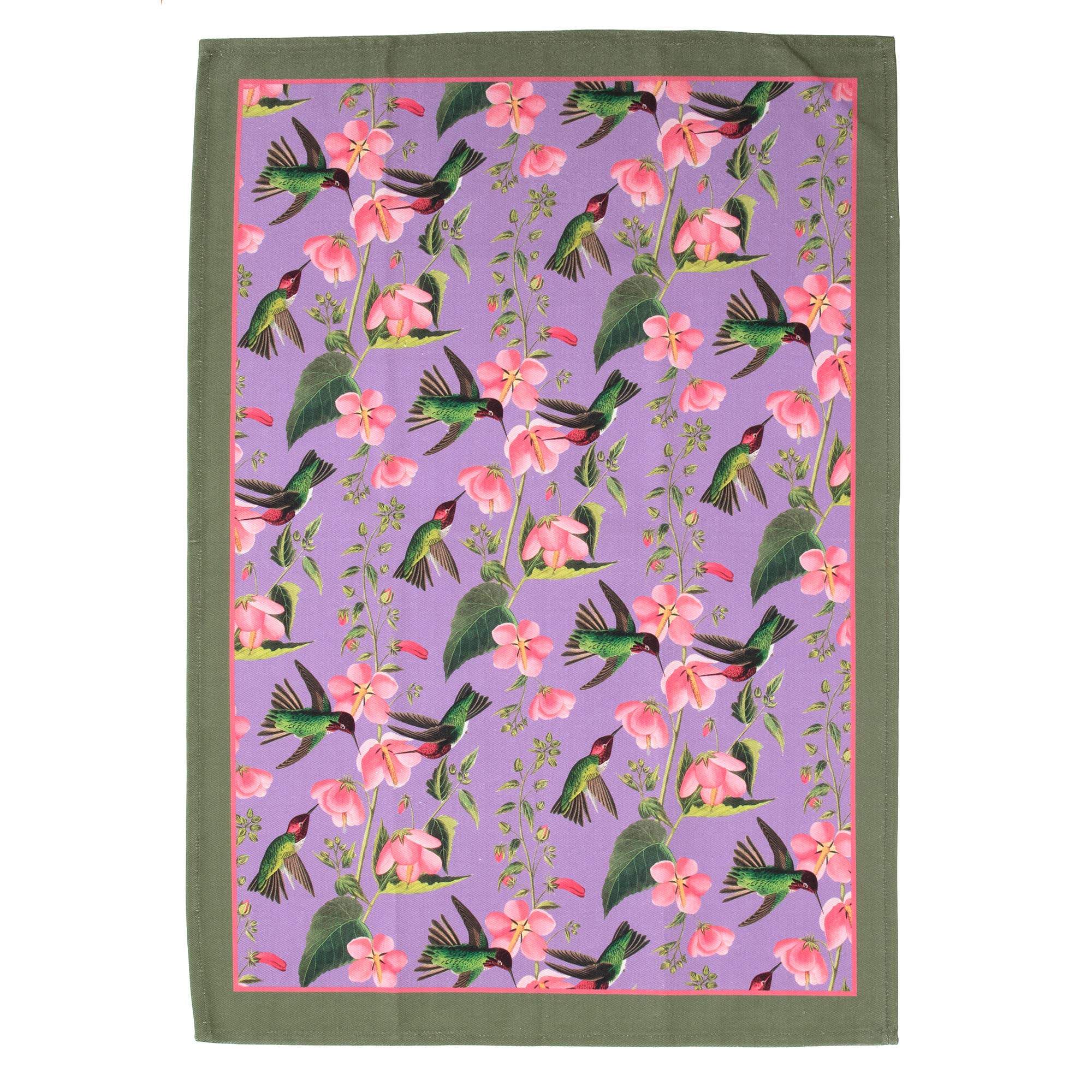 Modgy Cotton Tea Towel-John J Audubon Hummingbird