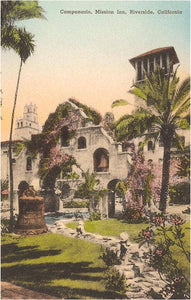 CA-1436 Campanario, Mission Inn, Riverside - Vintage Image, Magnet