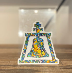 Raincross Sticker, Stained Glass