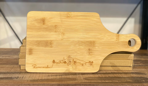 Riverside Skyline Bamboo Board