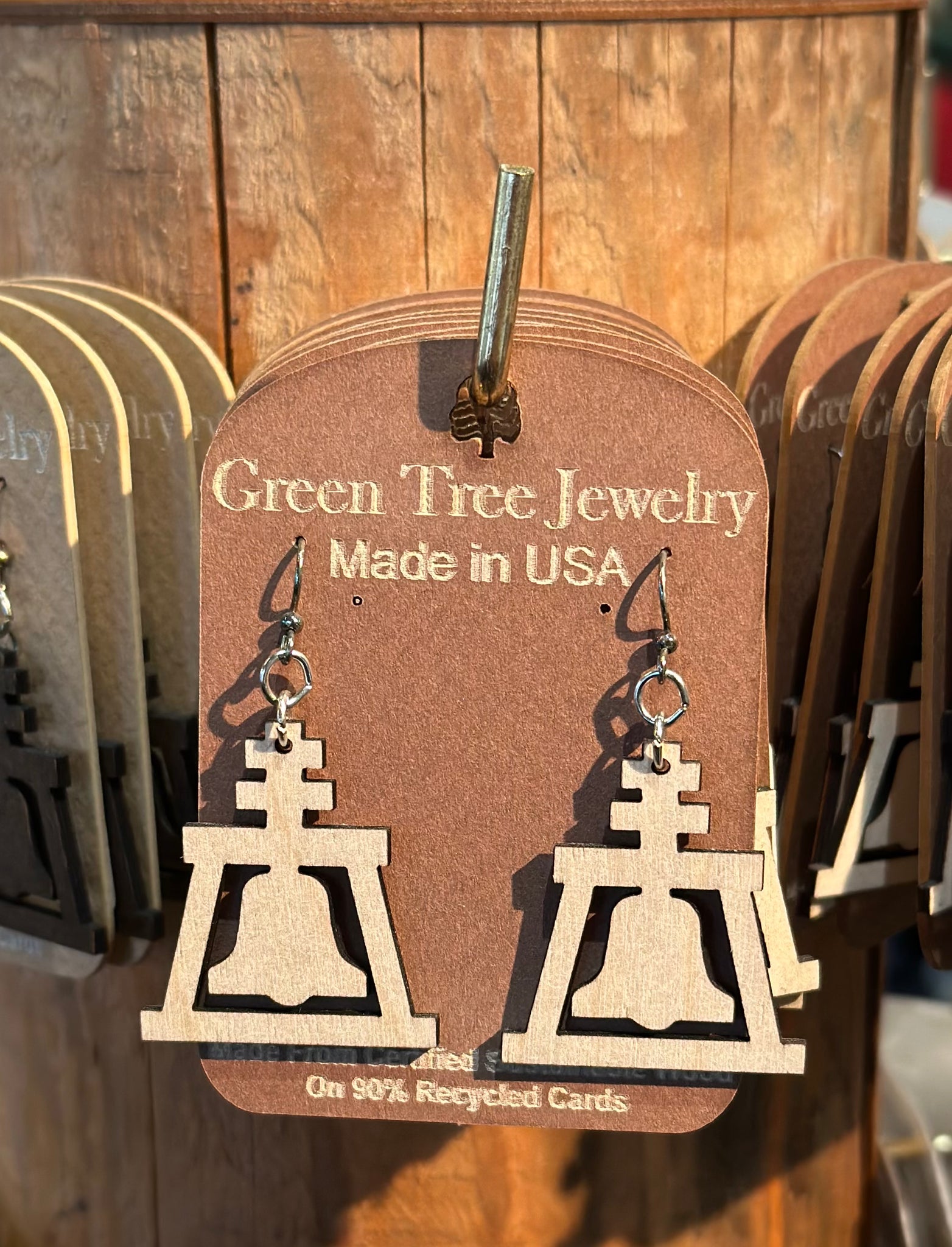 Raincross Wood Earrings
